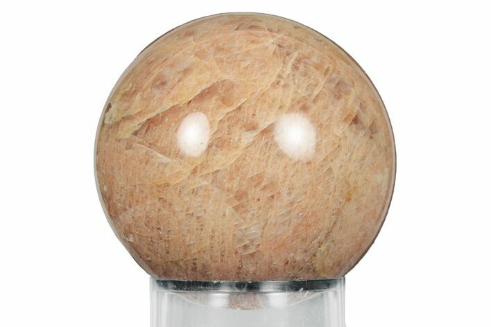 Polished Peach Moonstone Sphere - Madagascar #252046